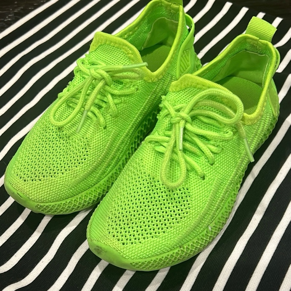 Vibrant Green Athletic Sneakers